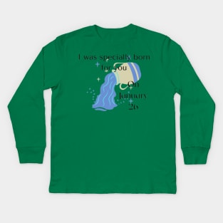 January Kids Long Sleeve T-Shirt